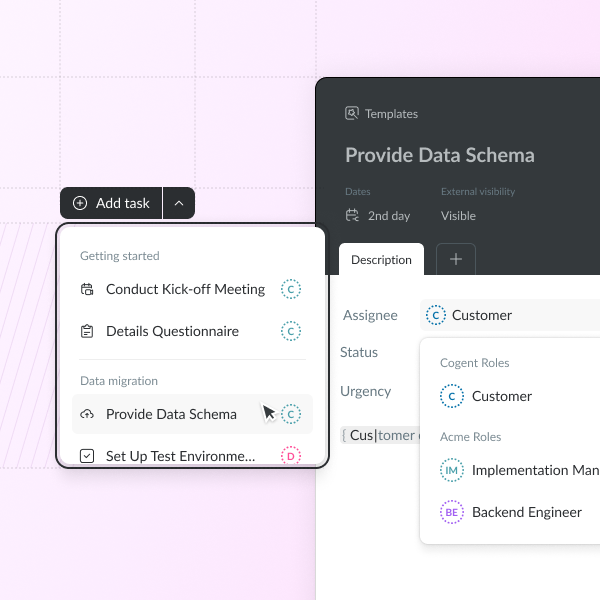 Dynamic templates